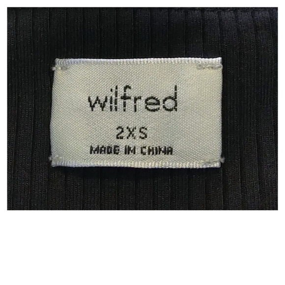 Wilfred Mezzo Ribbed Halter Top - Dark Night Navy Blue - Picture 6 of 7